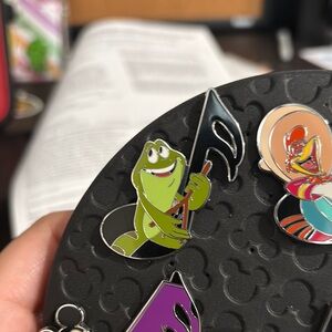 Prince Naveen as Frog Musical Note Pin
